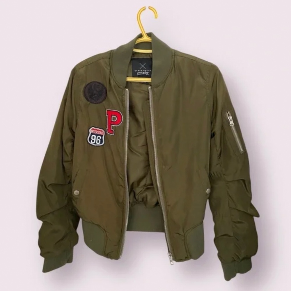 Green Bomber Jacket - image 1